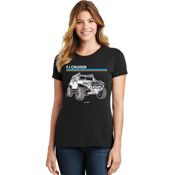 Adventure 101 Retro FJ Cruiser Women's T-Shirt