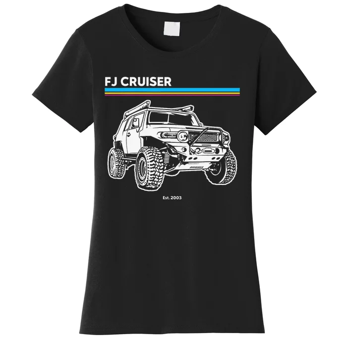 Adventure 101 Retro FJ Cruiser Women's T-Shirt