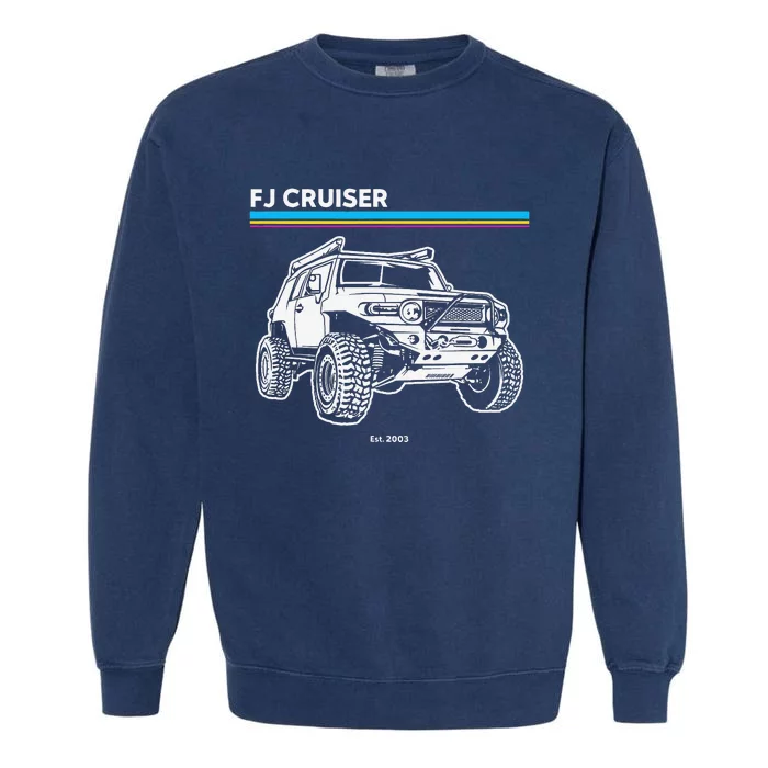 Adventure 101 Retro FJ Cruiser Garment-Dyed Sweatshirt