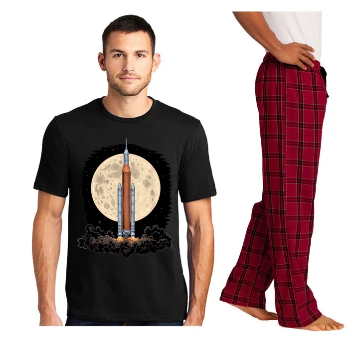 Artemis 1 SLS Rocket Launch Mission To The Moon And Beyond Pajama Set