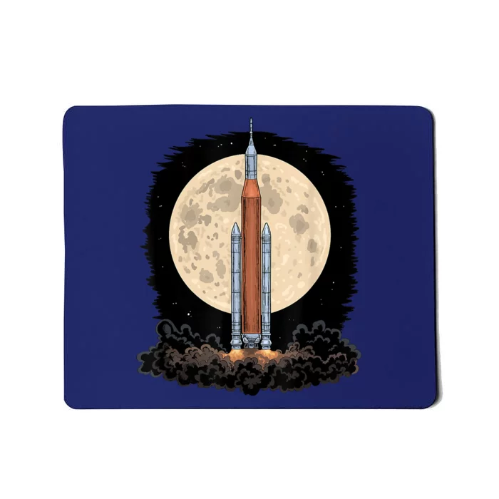 Artemis 1 SLS Rocket Launch Mission To The Moon And Beyond Mousepad