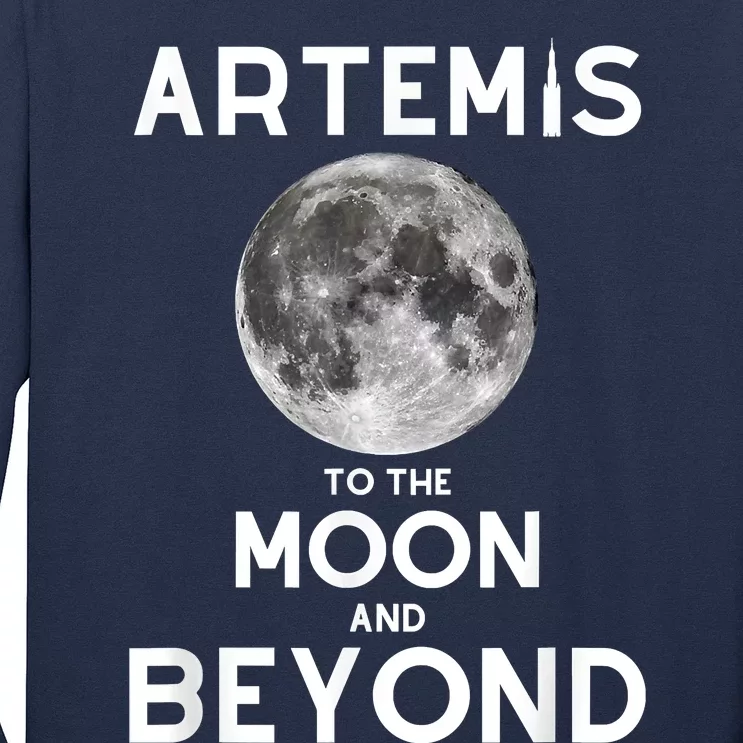 Artemis 1 SLS Rocket Launch Mission To The Moon And Beyond Long Sleeve Shirt