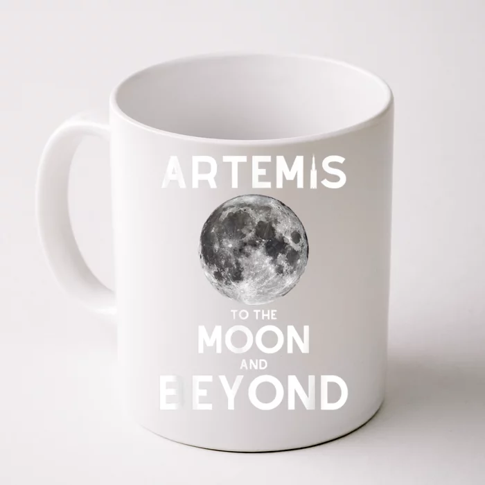 Artemis 1 SLS Rocket Launch Mission To The Moon And Beyond Front & Back Coffee Mug