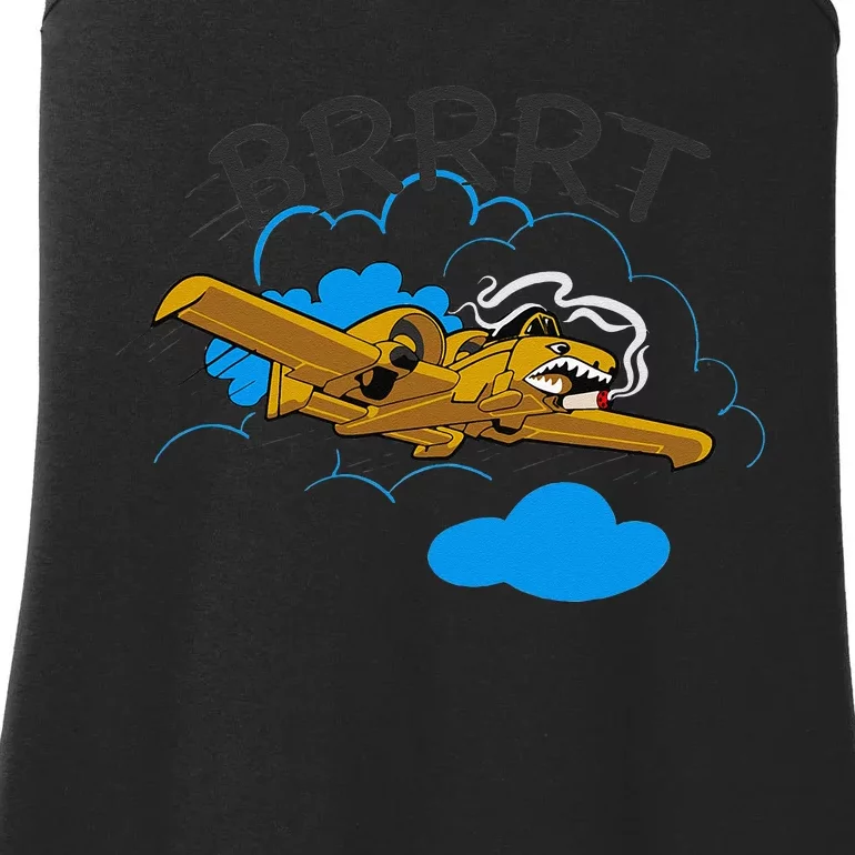 A 10 Thunderbolt Warthog Airplane Ladies Essential Tank