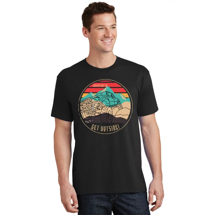 Adventure 101 Tacoma into the great outdoors Overland. T-Shirt