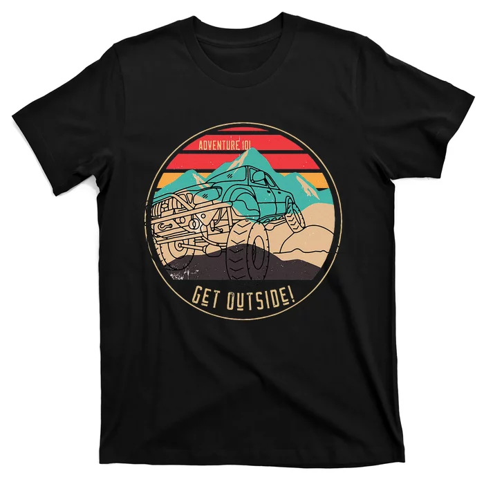 Adventure 101 Tacoma into the great outdoors Overland. T-Shirt