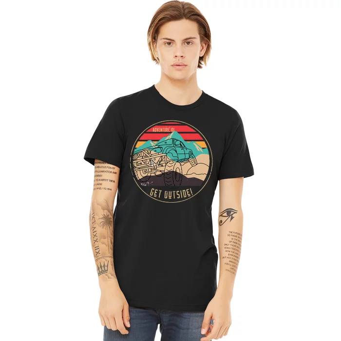 Adventure 101 Tacoma into the great outdoors Overland. Premium T-Shirt