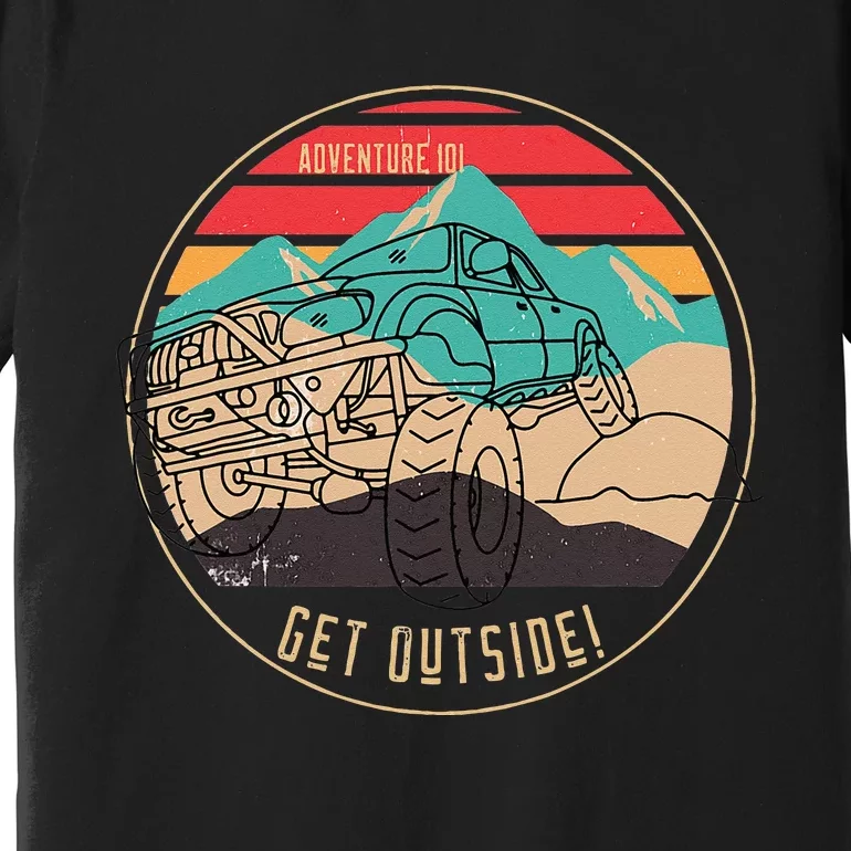 Adventure 101 Tacoma into the great outdoors Overland. Premium T-Shirt