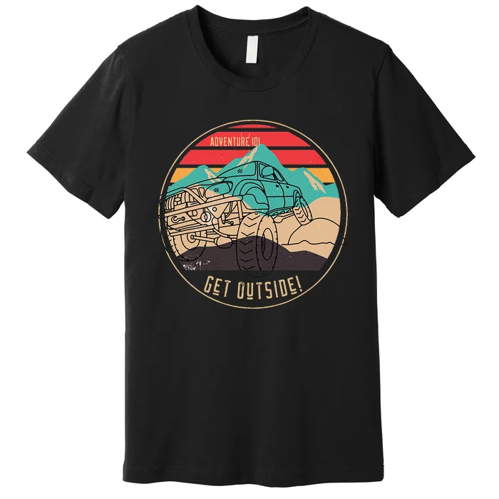 Adventure 101 Tacoma into the great outdoors Overland. Premium T-Shirt