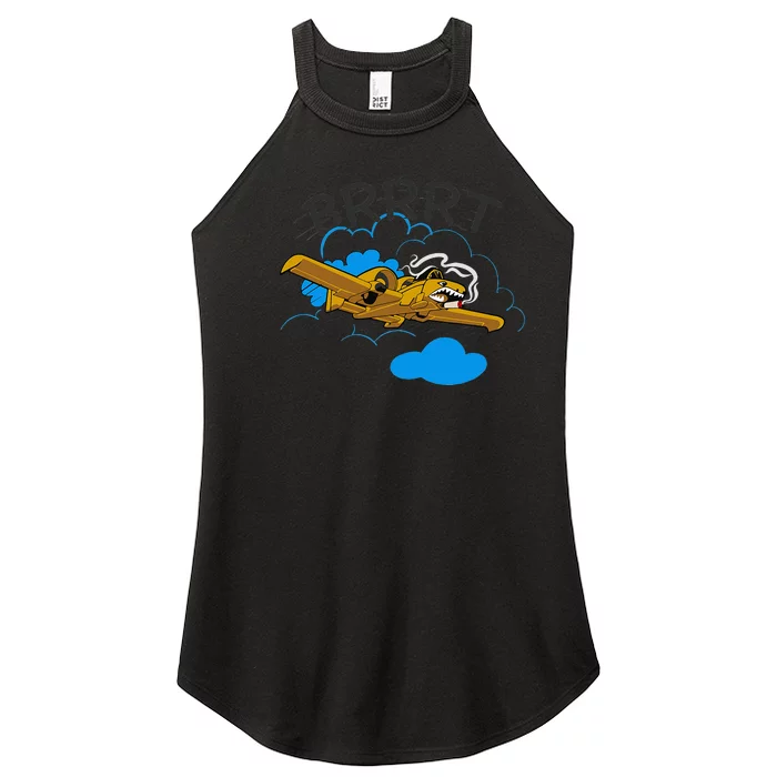 A 10 Thunderbolt Warthog Airplane Women’s Perfect Tri Rocker Tank