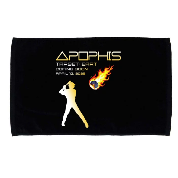 Apophis 2029 Asteroid 99942 Target Earth Baseball Player Gift Microfiber Hand Towel