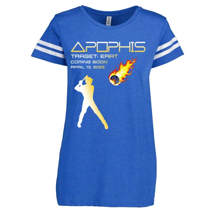 Apophis 2029 Asteroid 99942 Target Earth Baseball Player Gift Enza Ladies Jersey Football T-Shirt