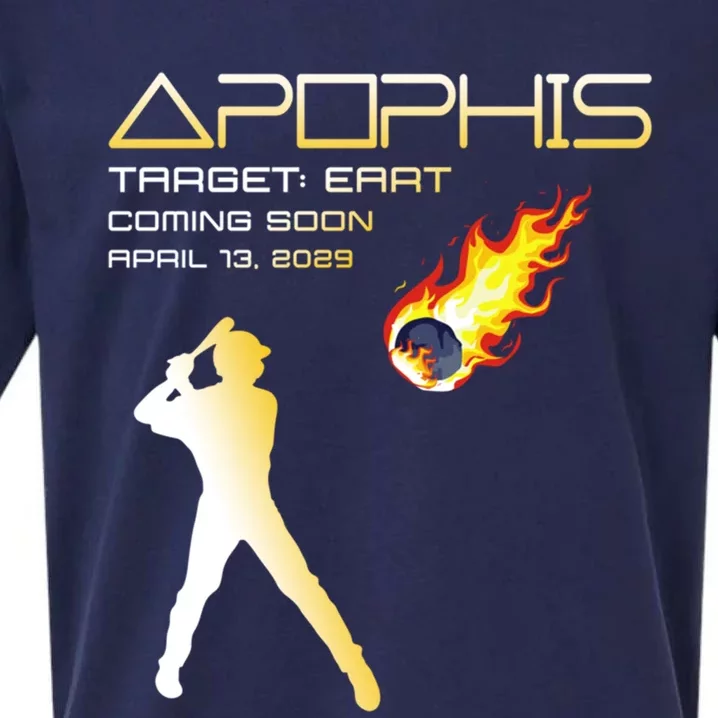 Apophis 2029 Asteroid 99942 Target Earth Baseball Player Gift Sueded Cloud Jersey T-Shirt