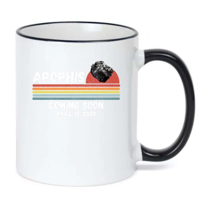 Apophis 2029 Asteroid 99942 Apophis April 13 2029 Comet Meteor Funny Space Humor Black Color Changing Mug