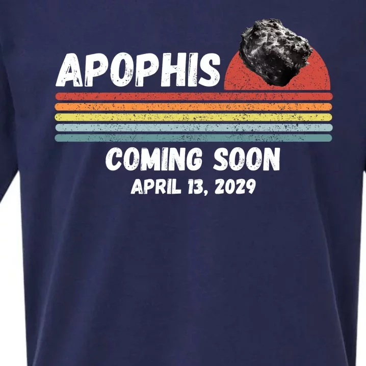 Apophis 2029 Asteroid 99942 Apophis April 13 2029 Comet Meteor Funny Space Humor Sueded Cloud Jersey T-Shirt