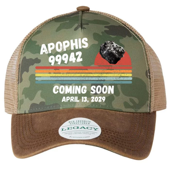 Apophis 2029 Asteroid 99942 Apophis April 13 2029 Funny Space Humor Comet Meteor Legacy Tie Dye Trucker Hat