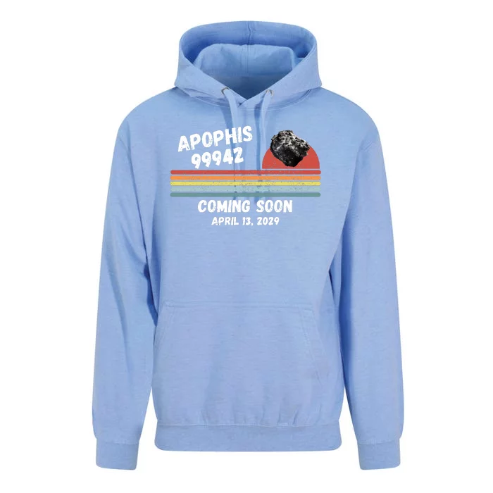 Apophis 2029 Asteroid 99942 Apophis April 13 2029 Funny Space Humor Comet Meteor Unisex Surf Hoodie