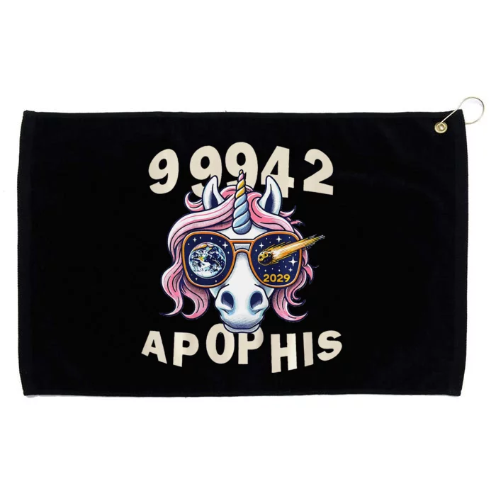 Asteroid 2029 Apophis Close Approach Cool Funny Unicorn Grommeted Golf Towel