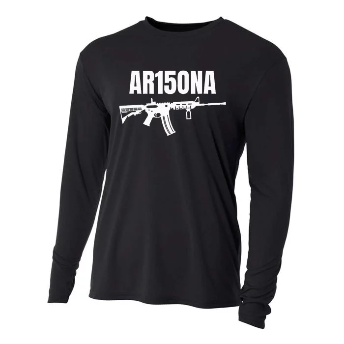 Ar15ona 2nd Amendment Ar 15 For Gun Owners Cooling Performance Long Sleeve Crew