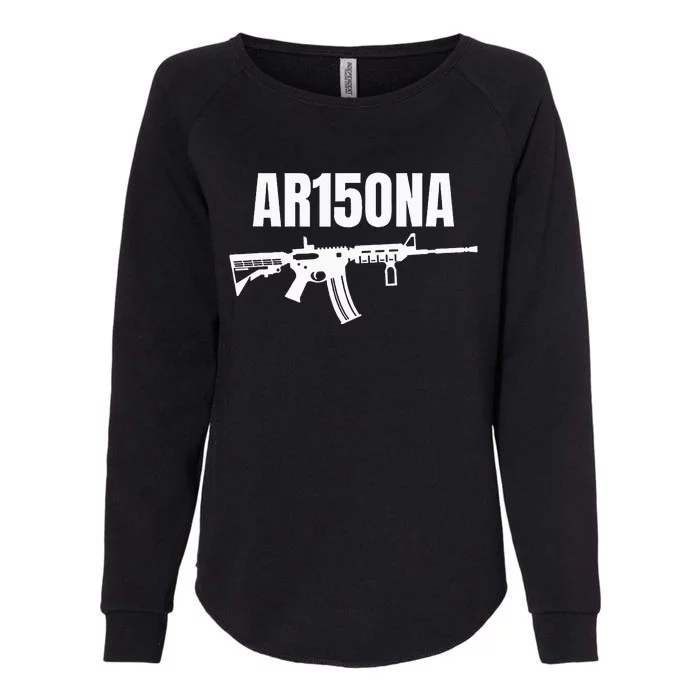 Ar15ona 2nd Amendment Ar 15 For Gun Owners Womens California Wash Sweatshirt