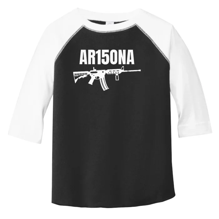 Ar15ona 2nd Amendment Ar 15 For Gun Owners Toddler Fine Jersey T-Shirt