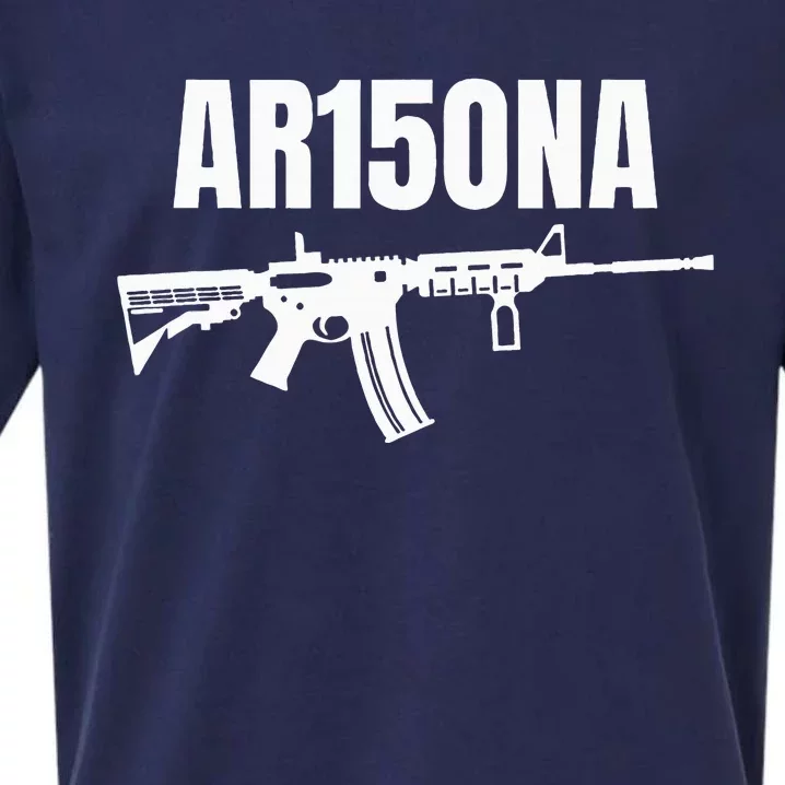 Ar15ona 2nd Amendment Ar 15 For Gun Owners Sueded Cloud Jersey T-Shirt