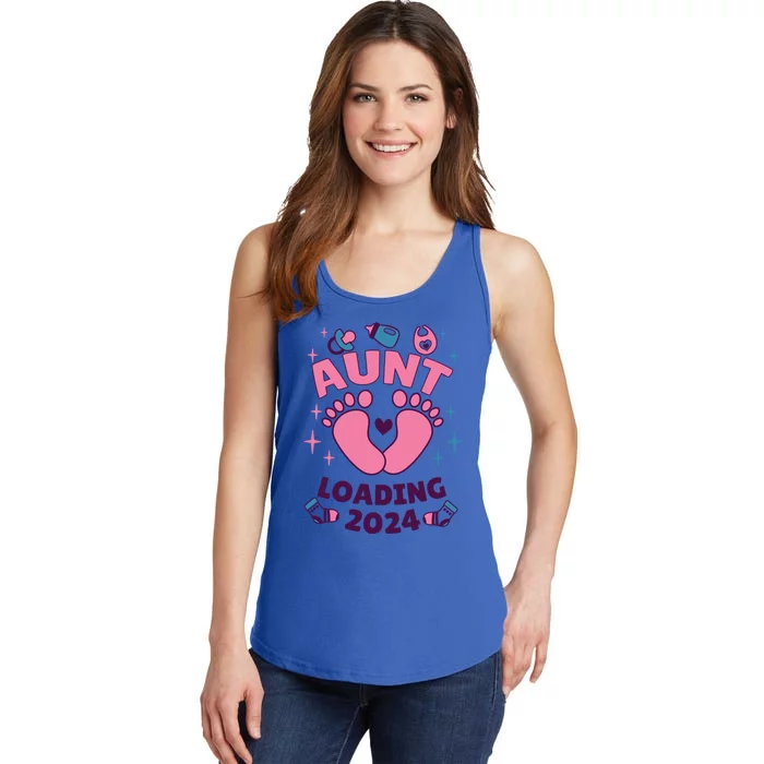 Aunt 2024 Aunt To Be Aunts Niece 2024 Aunt Loading Great Gift Ladies Essential Tank