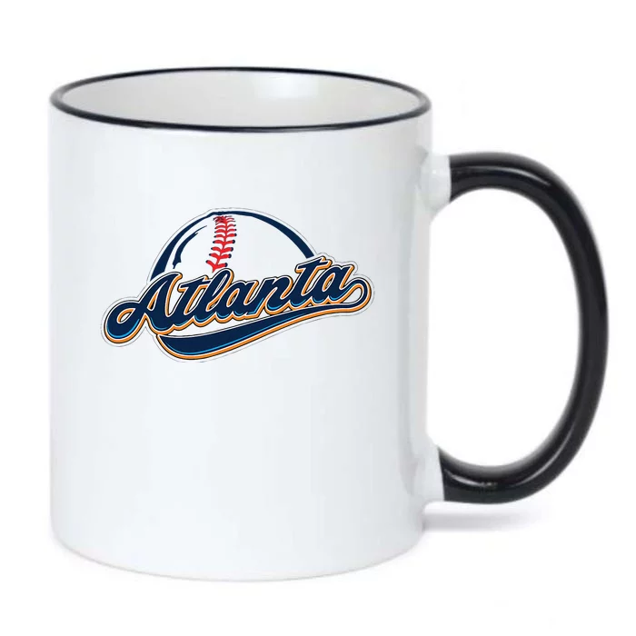 Atlanta 2023 Baseball Lovers Black Color Changing Mug