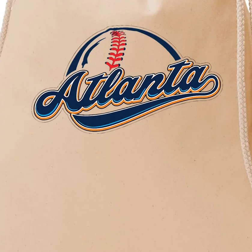 Atlanta 2023 Baseball Lovers Drawstring Bag