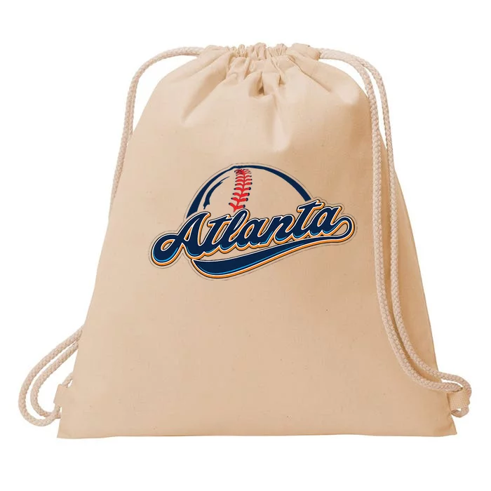 Atlanta 2023 Baseball Lovers Drawstring Bag