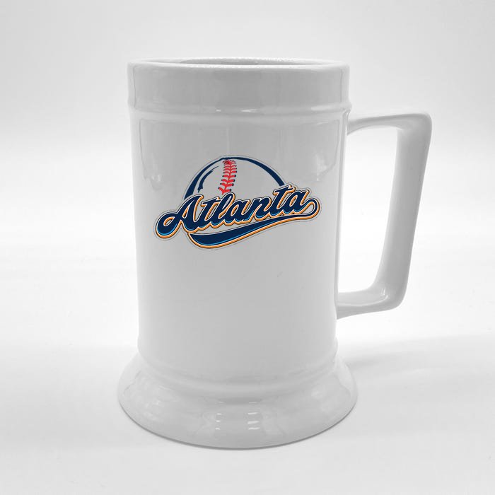 Atlanta 2023 Baseball Lovers Front & Back Beer Stein