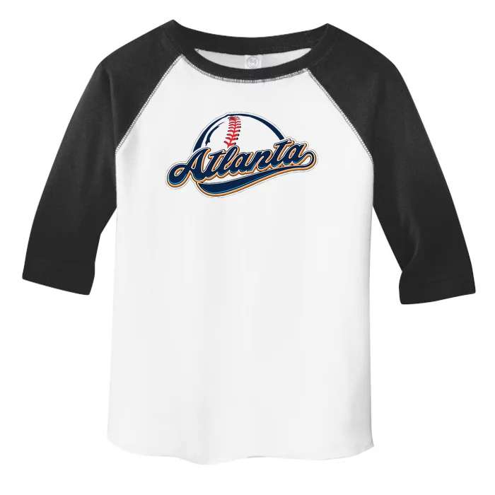 Atlanta 2023 Baseball Lovers Toddler Fine Jersey T-Shirt