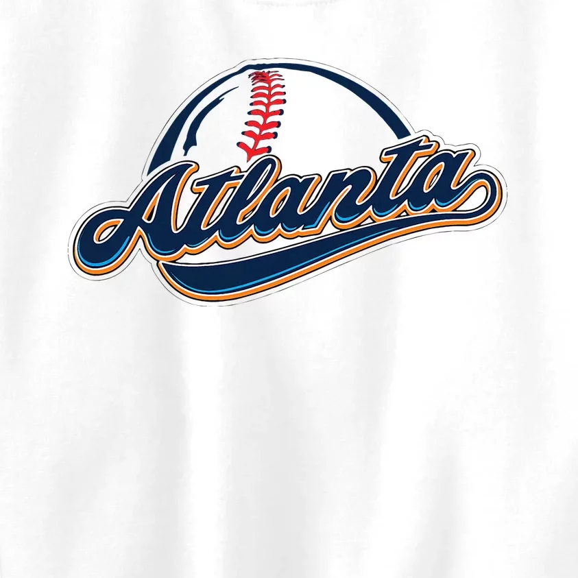 Atlanta 2023 Baseball Lovers Kids Sweatshirt