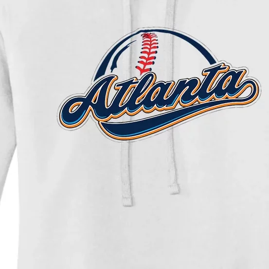 Atlanta 2024 Baseball Lovers Women's Pullover Hoodie