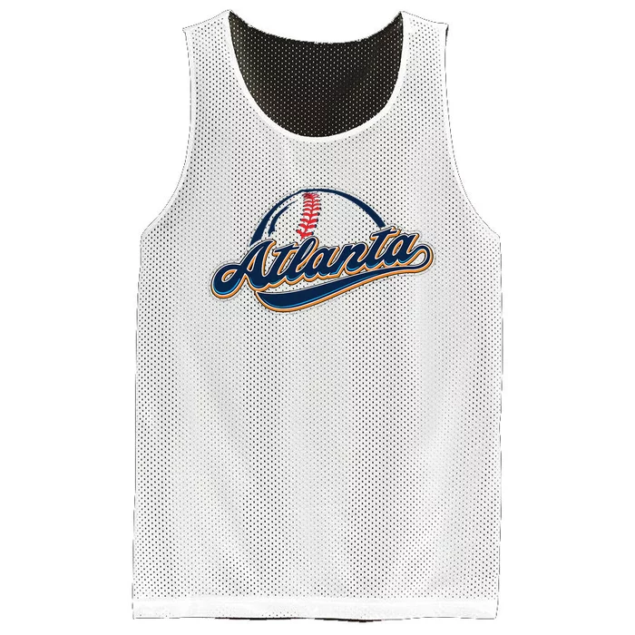 Atlanta 2024 Baseball Lovers Mesh Reversible Basketball Jersey Tank