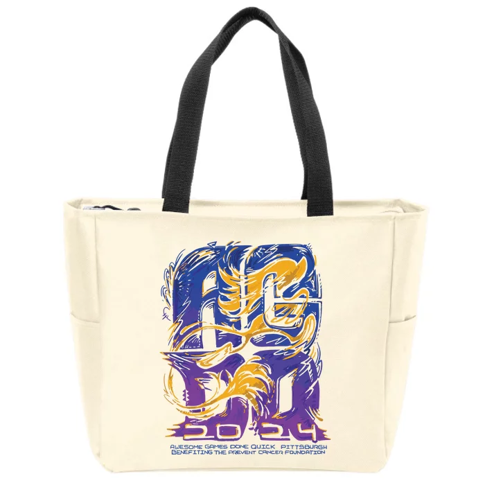 Agdq 2024 Event Zip Tote Bag