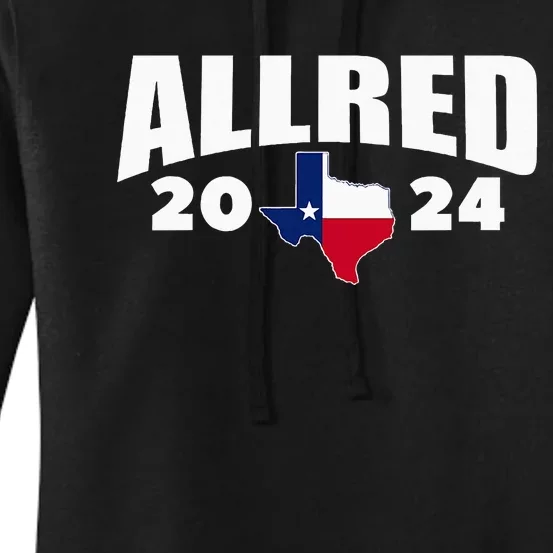 Allred 2024 For Senate Texas Women's Pullover Hoodie