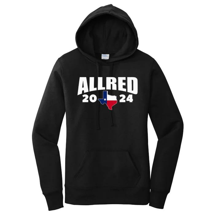 Allred 2024 For Senate Texas Women's Pullover Hoodie