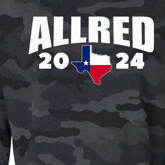 Allred 2024 For Senate Texas Cropped Pullover Crew