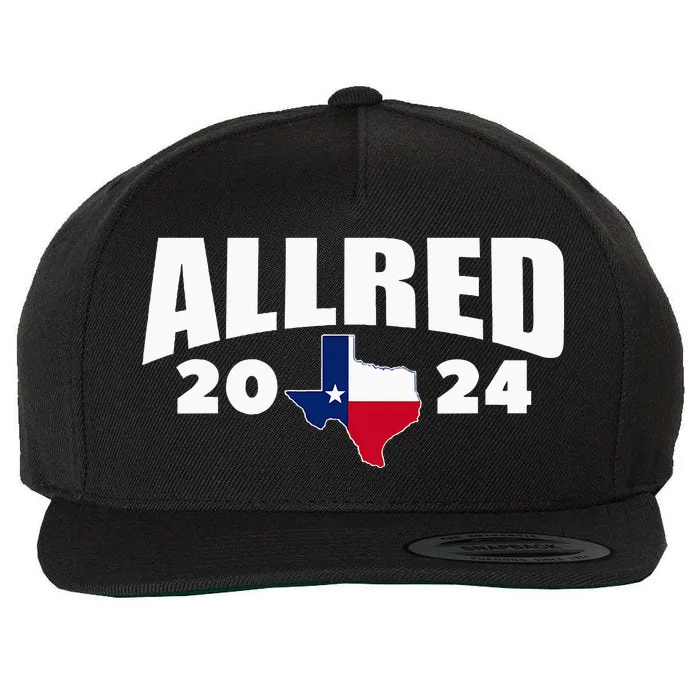 Allred 2024 For Senate Texas Wool Snapback Cap