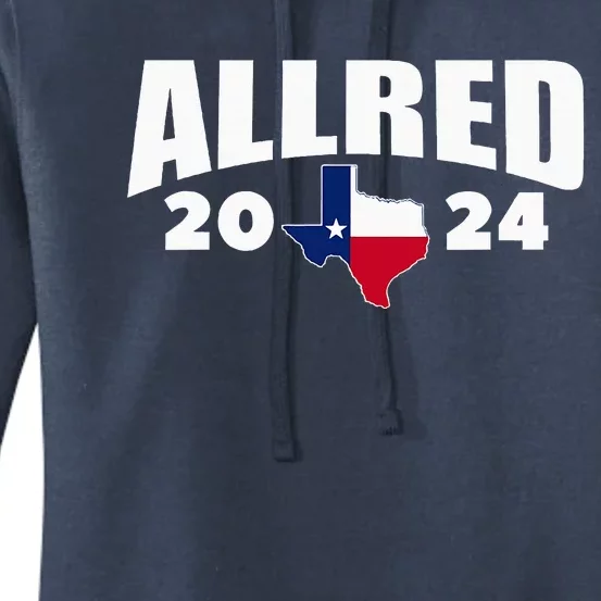 Allred 2024 For Senate Texas Women's Pullover Hoodie