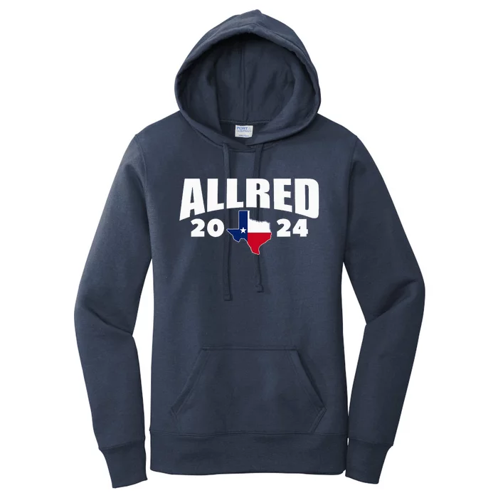 Allred 2024 For Senate Texas Women's Pullover Hoodie