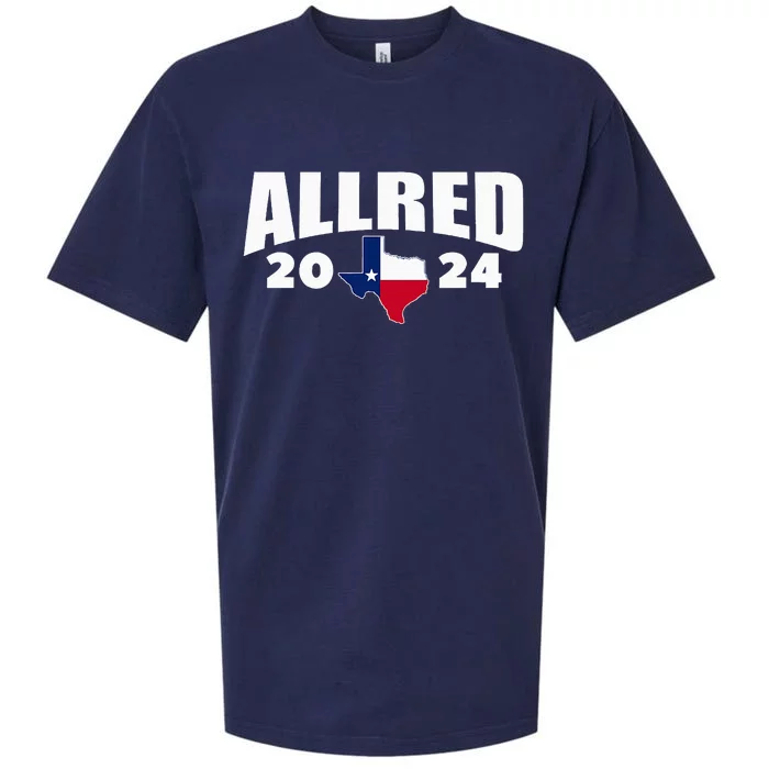 Allred 2024 For Senate Texas Sueded Cloud Jersey T-Shirt