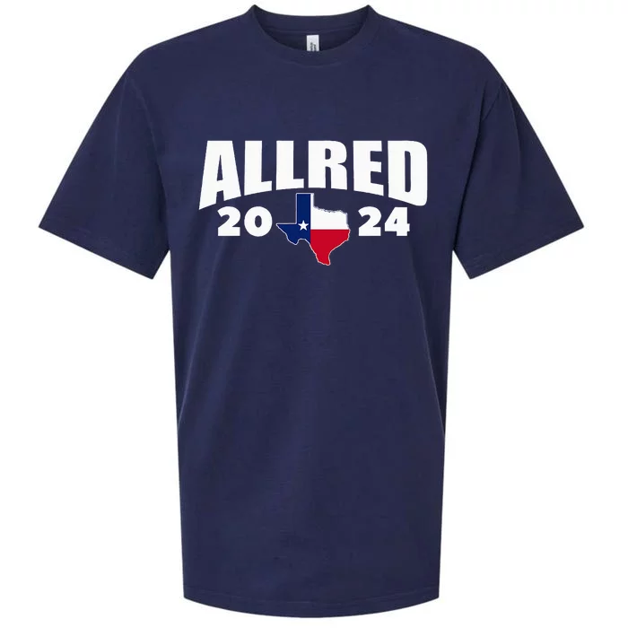 Allred 2024 For Senate Texas Sueded Cloud Jersey T-Shirt