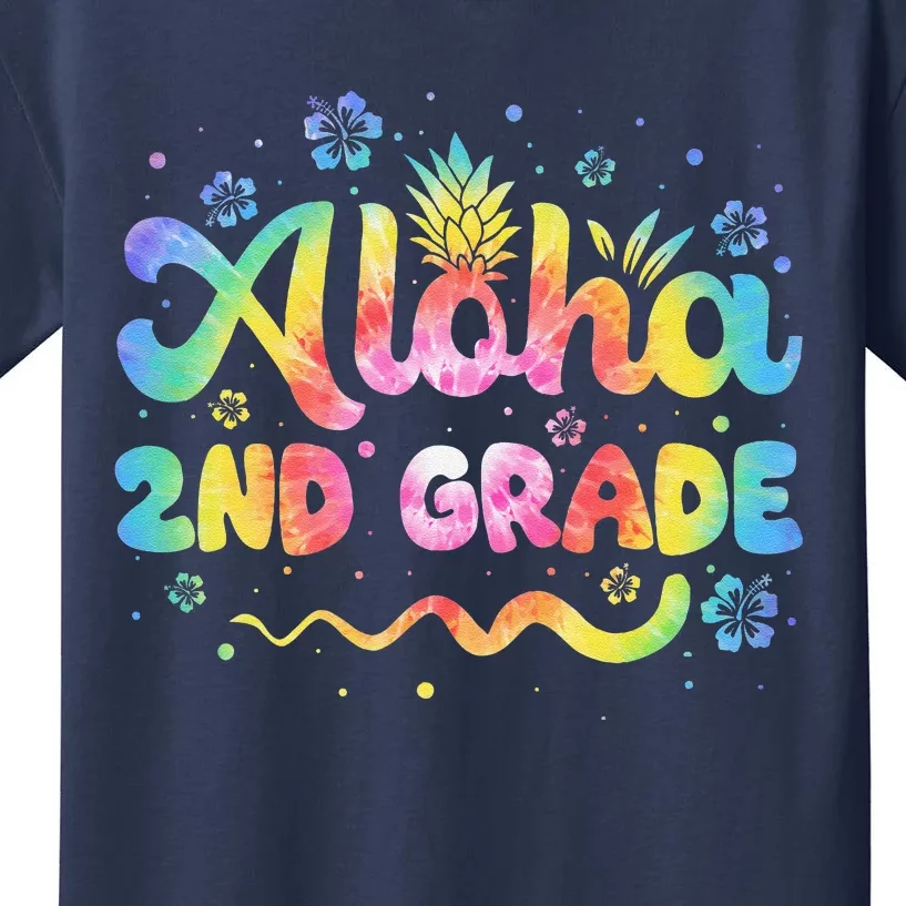 Aloha 2nd Grade Third Teacher First Day Back To School Kids T-Shirt