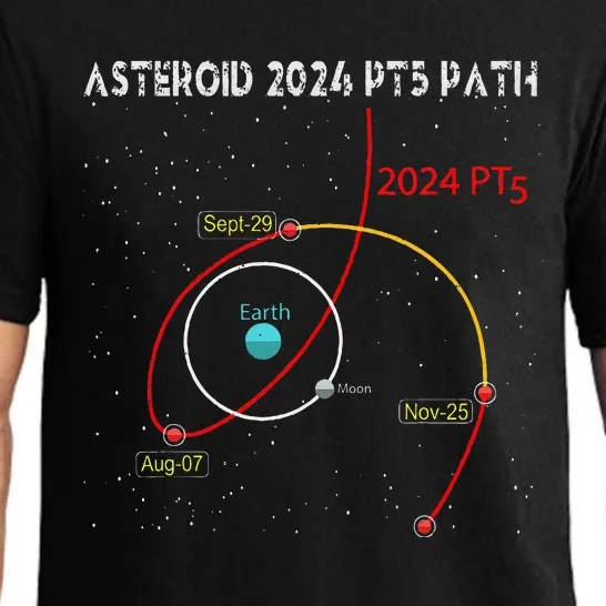 Asteroid 2024 Pt5 Path Mini Moon Dates Space 2024 Pajama Set