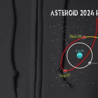 Asteroid 2024 Pt5 Path Mini Moon Dates Space 2024 Full Zip Hoodie