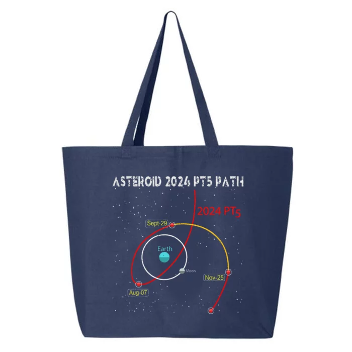 Asteroid 2024 Pt5 Path Mini Moon Dates Space 25L Jumbo Tote