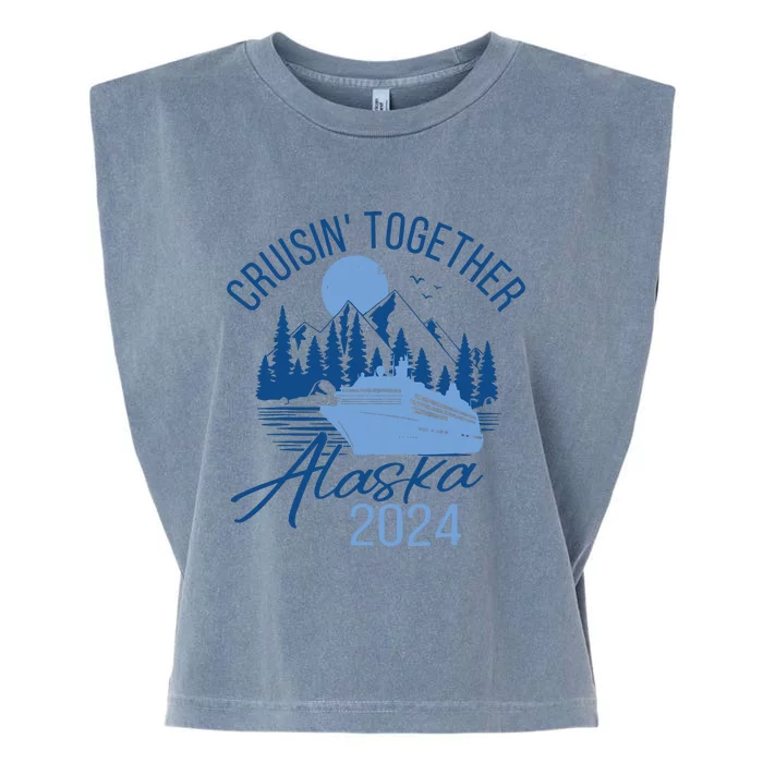 Alaska 2024 Trip Garment-Dyed Women's Muscle Tee