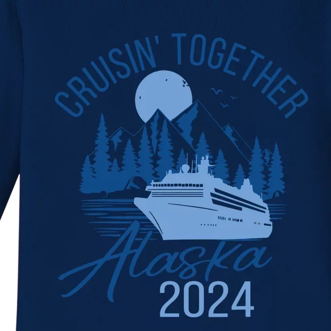 Alaska 2024 Trip Baby Long Sleeve Bodysuit